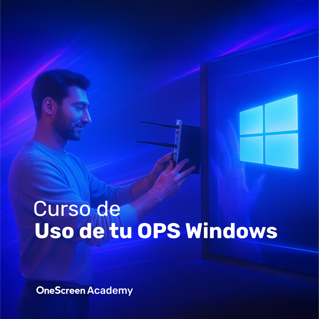 Aprende a usar tu OPS Windows de OneScreen
